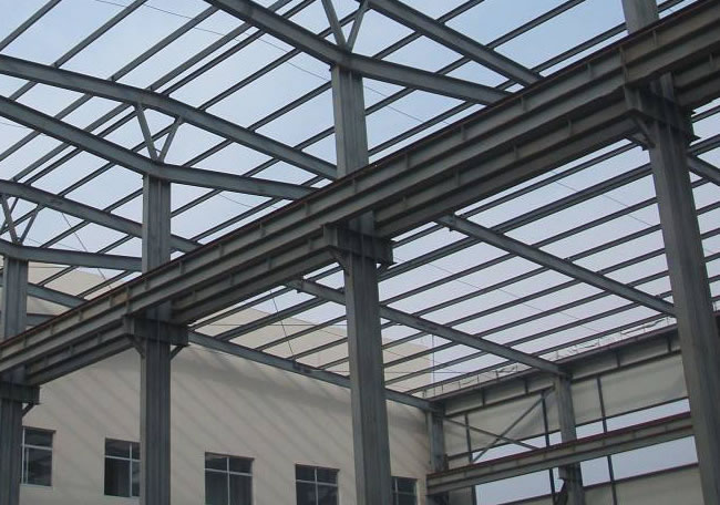重型工業螺栓球網架廠房工程